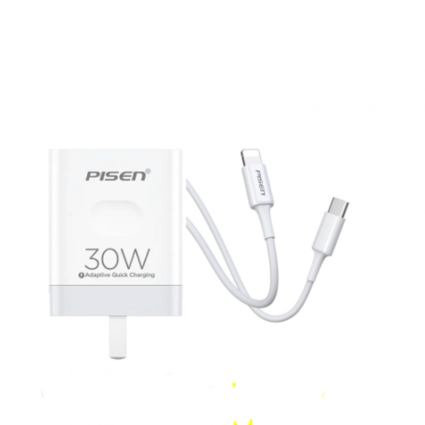 Combo sạc Pisen Quick PD 30W kèm cáp Lightning