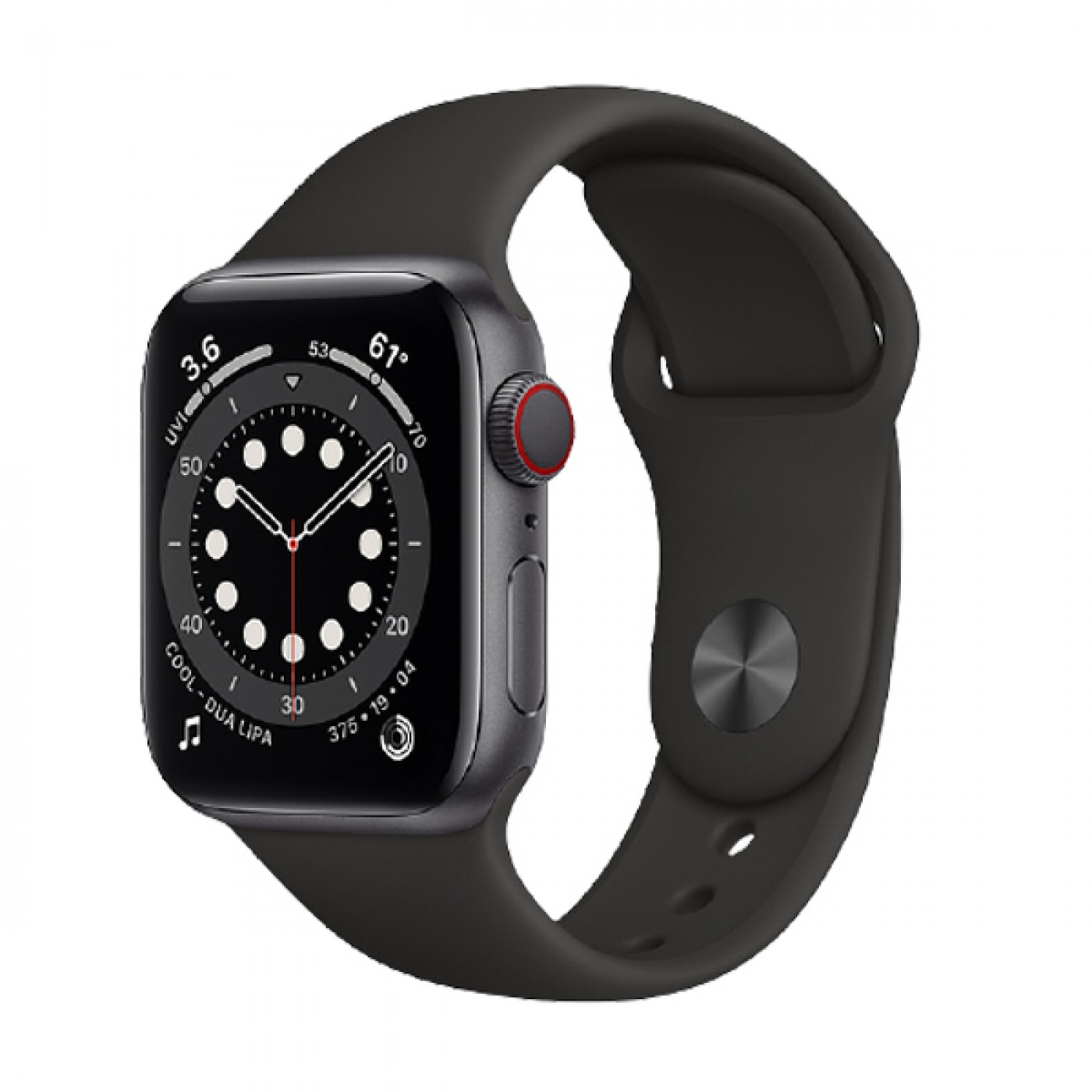 Apple Watch Series 6 44mm LTE (Viền nhôm dây cao su) – Chính hãng VN/A